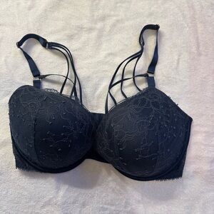 Victoria’s Secret Very Sexy Dark Green Lace Strappy Push-Up Bra